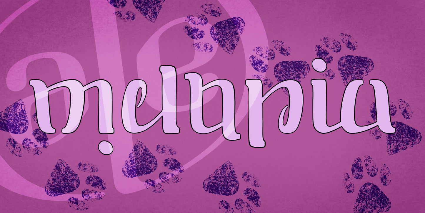 Ambigramma nome singolo (Omogramma)