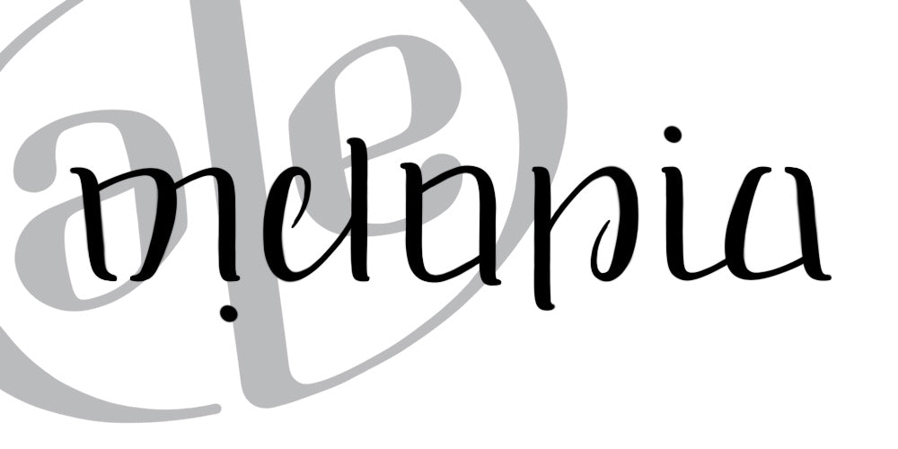 Ambigramma nome singolo (Omogramma)